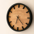 Modern Wood Wall Clock | Minimalist Round Timepiece