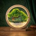 Faux Moss Bonsai Lamp