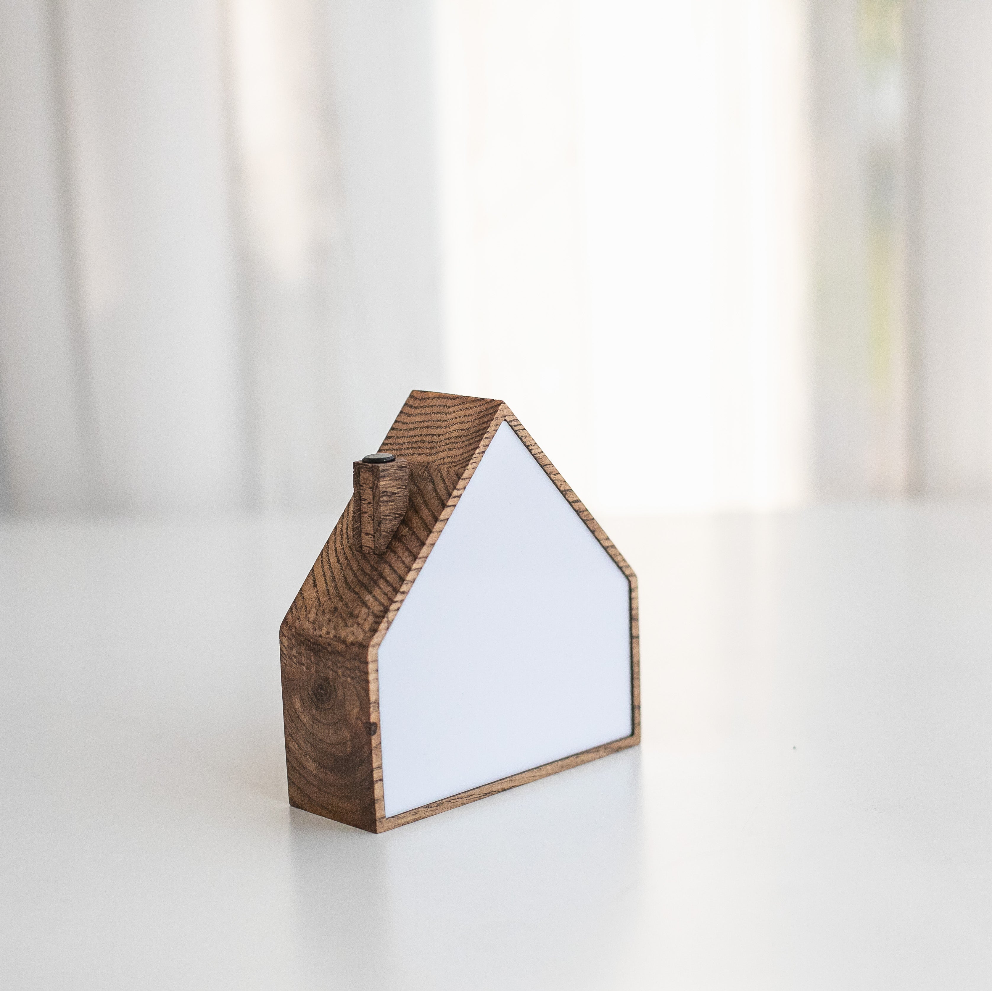 Wooden House Night Light | Touch Control Lamp