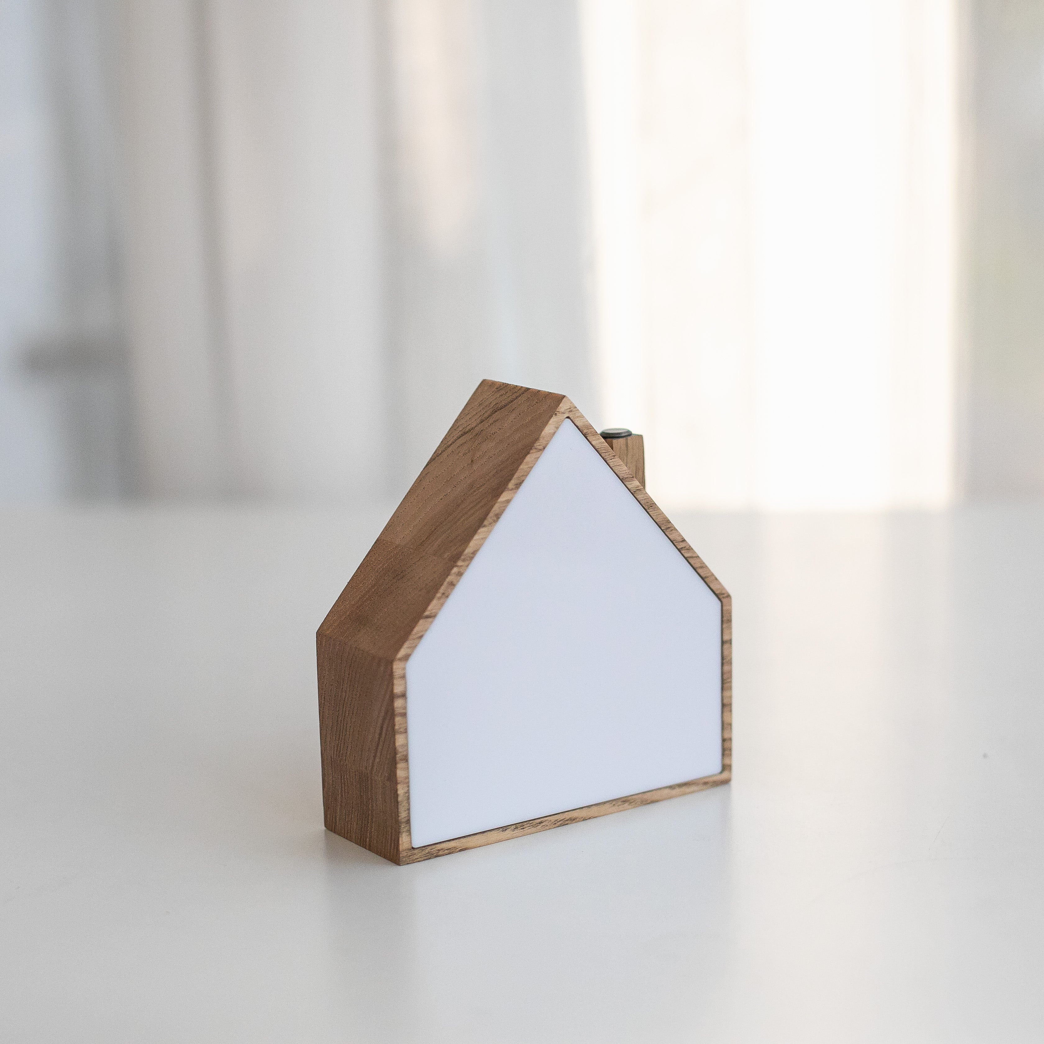 Wooden House Night Light | Touch Control Lamp