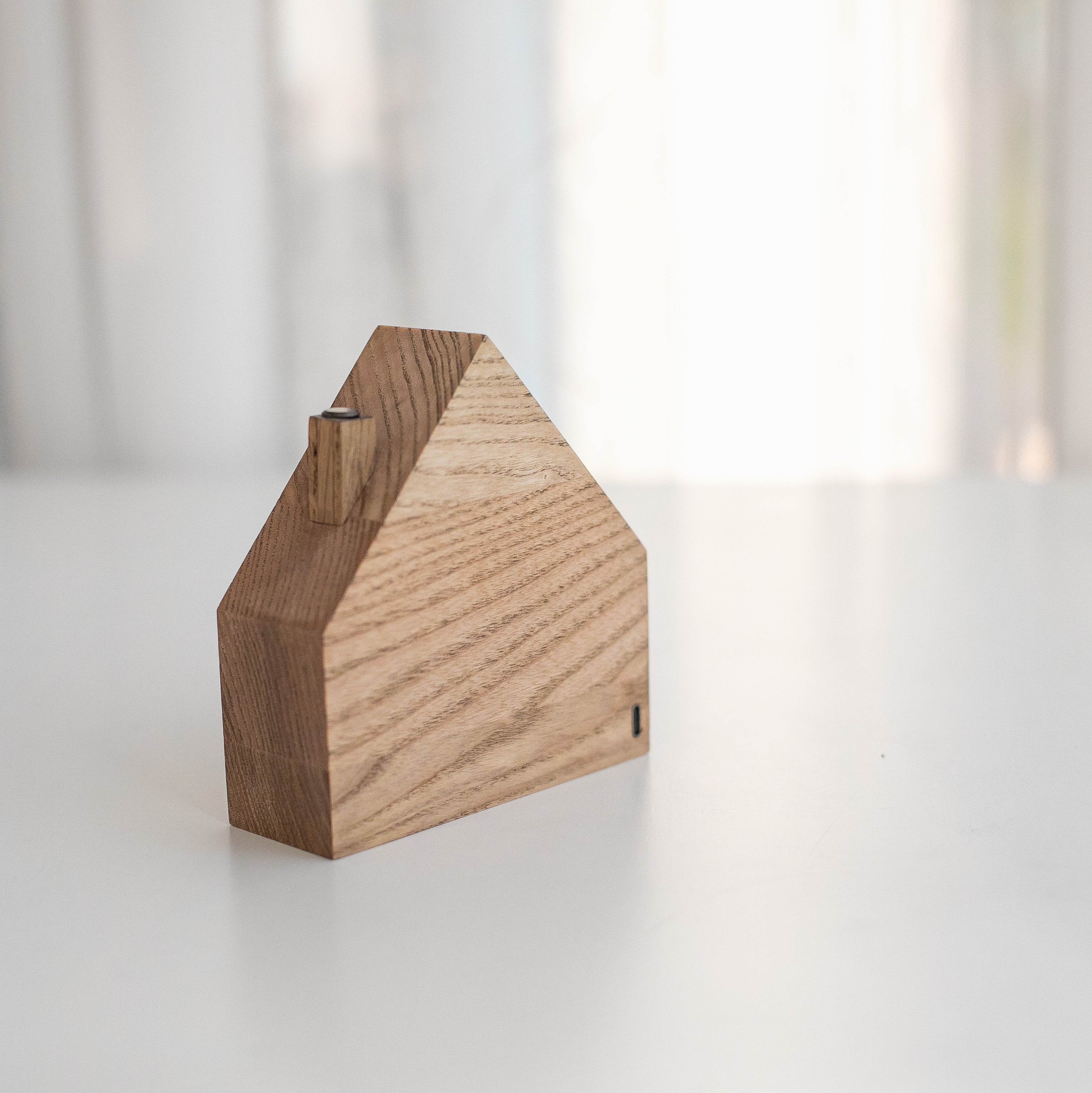 Wooden House Night Light | Touch Control Lamp