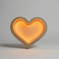 Heart Wood Art Board with LED Backlight