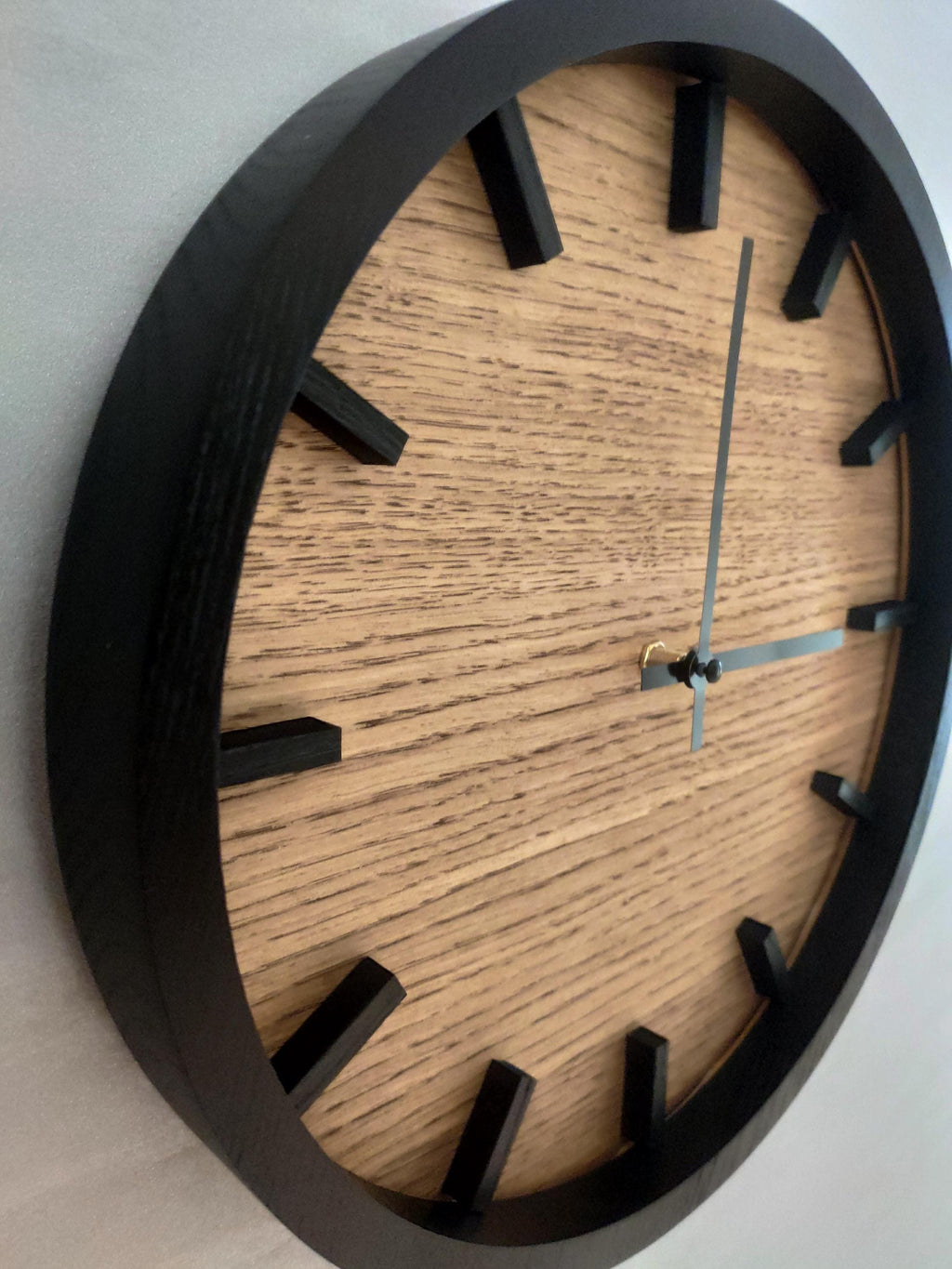Modern Wood Wall Clock | Minimalist Round Timepiece